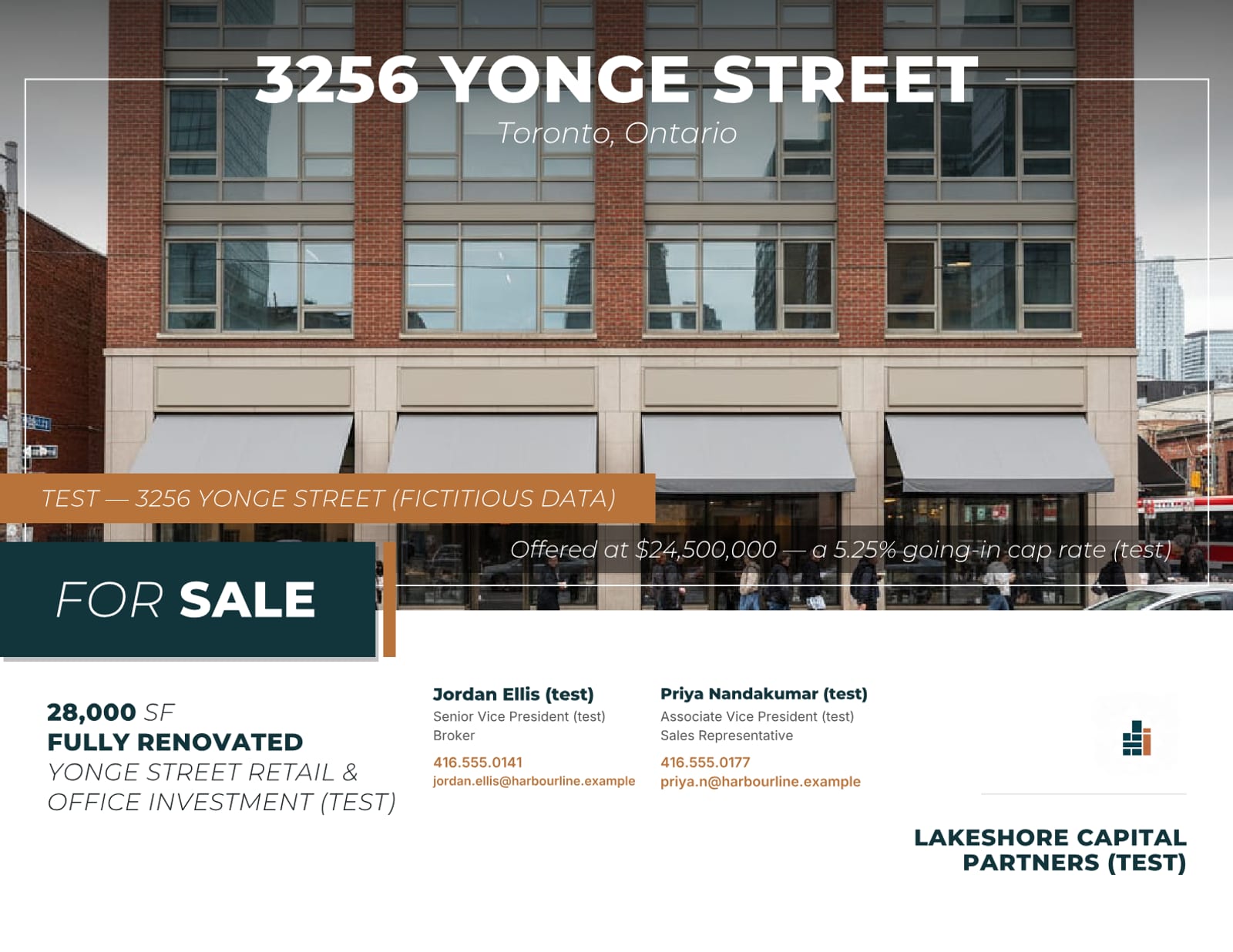 Cover Cover: page generated by OfferingStack for a fictitious sample listing