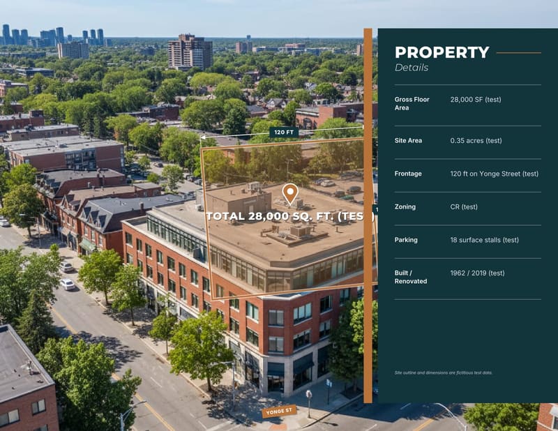 Property details Property details: page generated by OfferingStack for a fictitious sample listing